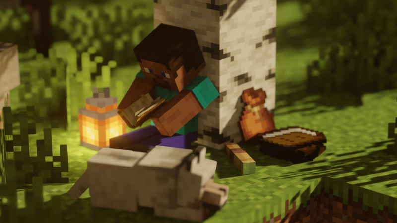 RW 87 - Reading under a Birch Tree